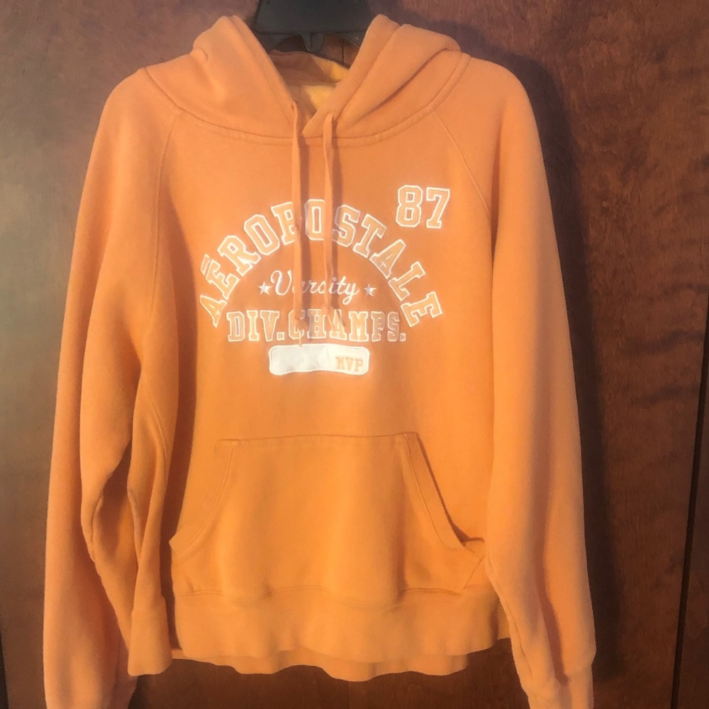 Aeropostale peach pullover hoodie - "tomboy fit"
